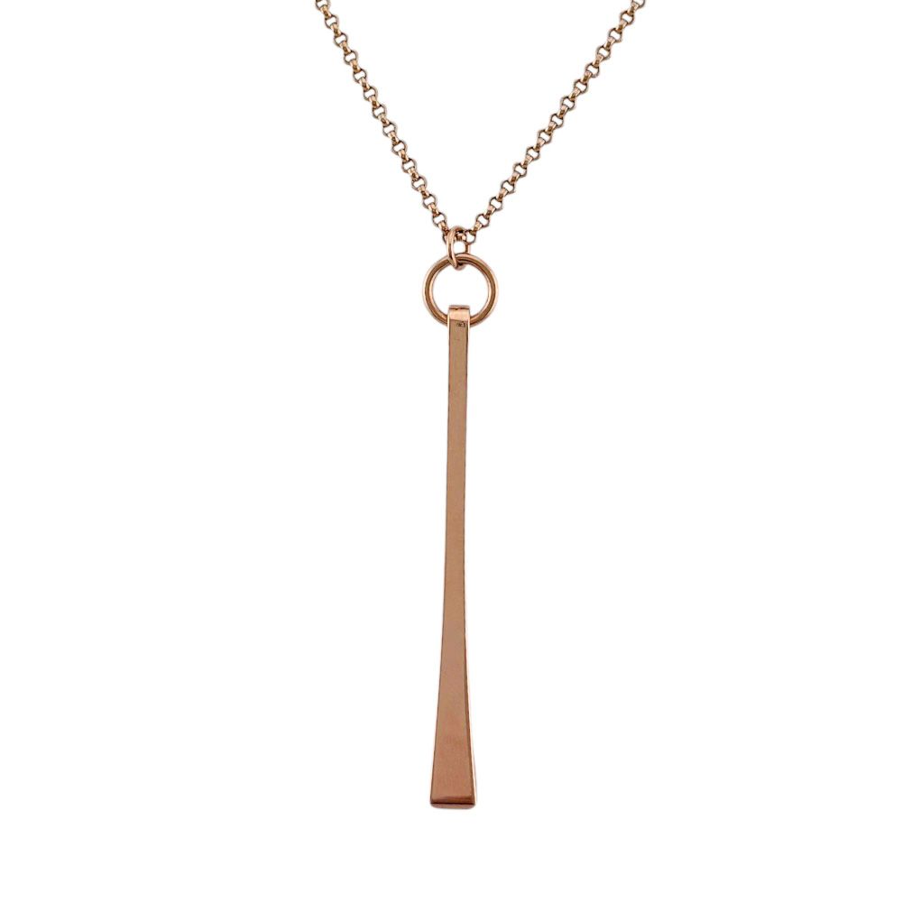 Hermes Crude Forge Necklace 18k Pink Gold