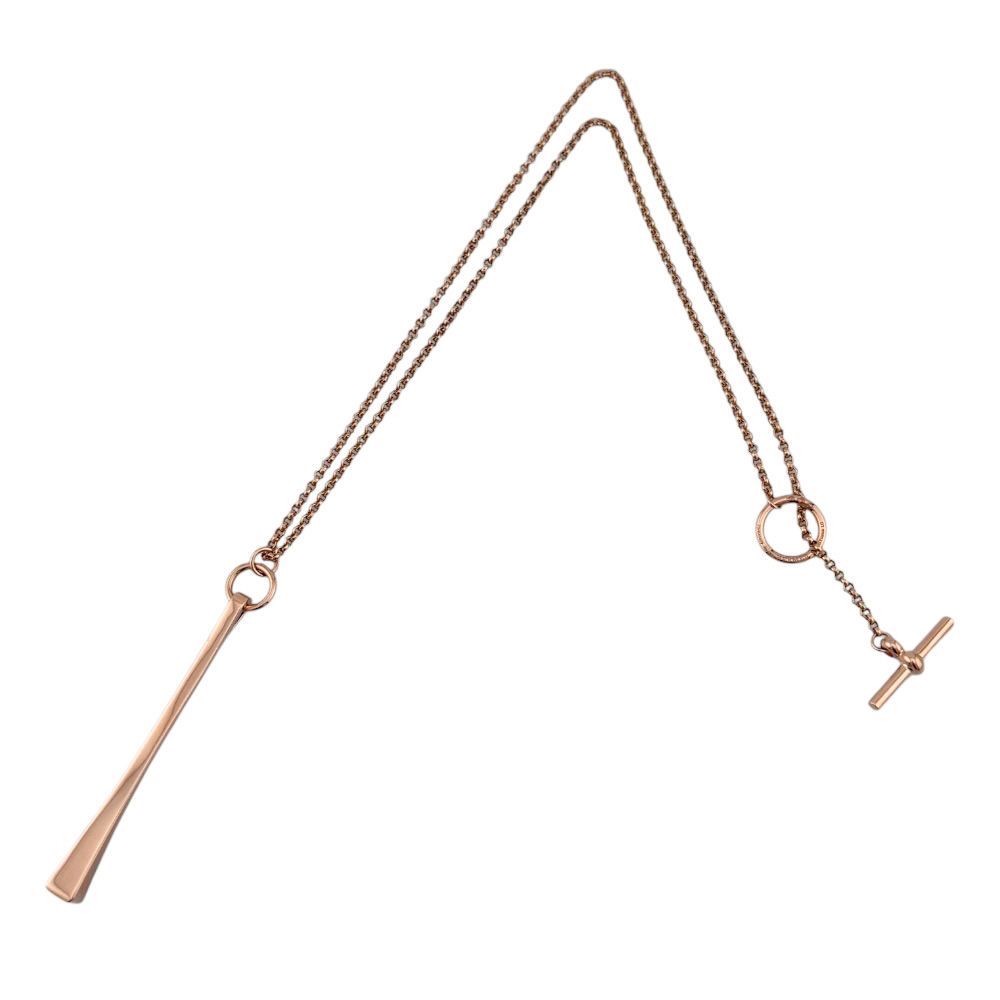Hermes Crude Forge Necklace 18k Pink Gold — view 7