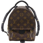 Louis Vuitton Palm Springs Backpack Mini 2-Way Shoulder Monogram Canvas Brown