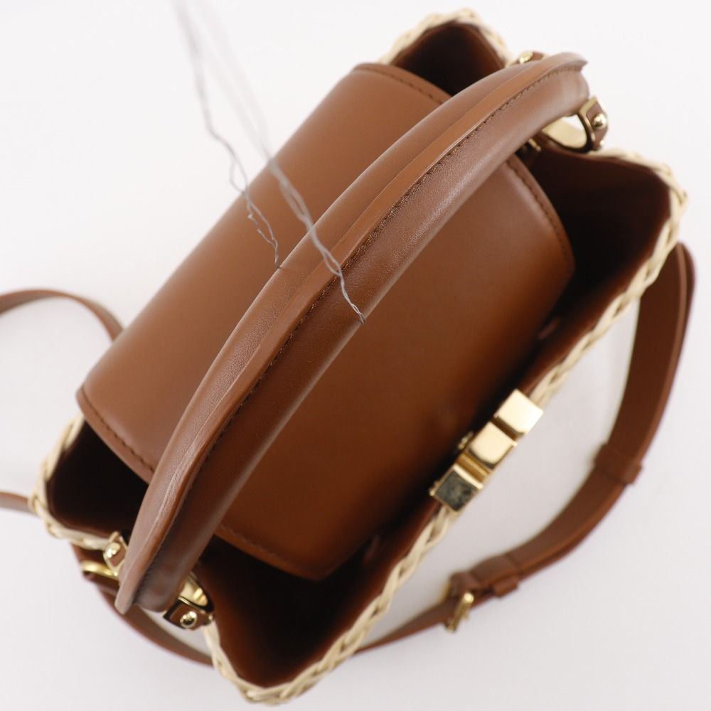 Louis Vuitton Capucines BB Rattan Calfskin Tan Brown Handbag — view 5