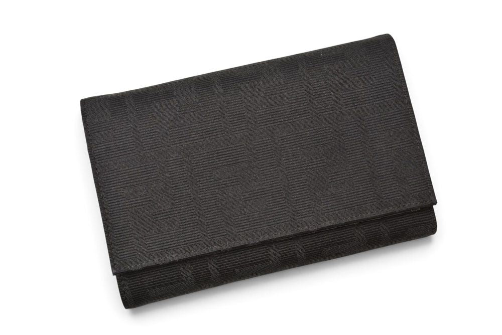 Fendi Wallet Bifold Folded Zucca Pattern Black — view 2