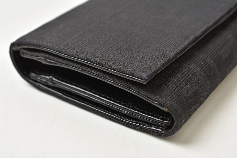 Fendi Wallet Bifold Folded Zucca Pattern Black — view 5