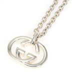Gucci Interlocking G 925 Sterling Silver Necklace 50 — view 3