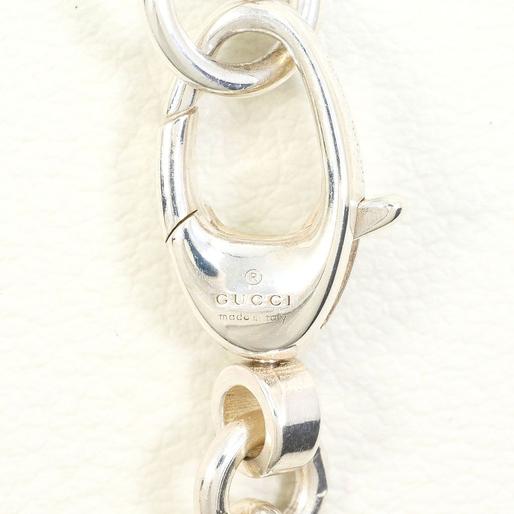 Gucci Interlocking G 925 Sterling Silver Necklace 50 — view 4