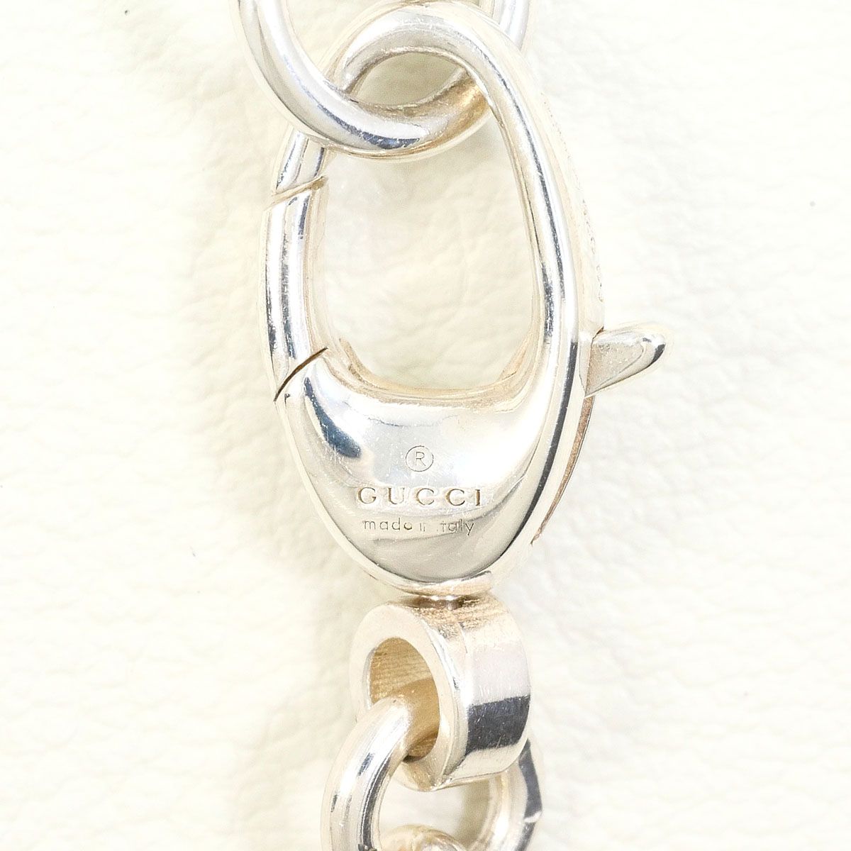 Gucci Interlocking G 925 Sterling Silver Necklace 50 — view 4