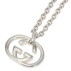 Gucci Interlocking G 925 Sterling Silver Necklace 50