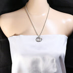 Gucci Interlocking G 925 Sterling Silver Necklace 50 — view 6