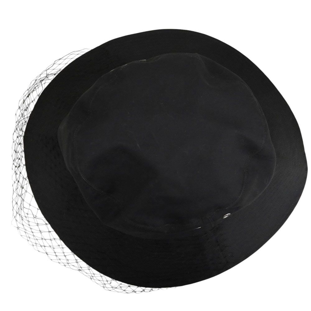 Dior Trotter Oblique Hat 57 Cotton Tulle Black — view 4