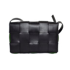 Bottega Veneta Cassette Shoulder Bag Intrecciato Black — view 2