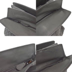 Bottega Veneta Intrecciato Nappa Medium Top Handle Shoulder Bag 2-Way Gray — view 8