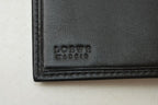 Loewe Wallet Billfold Vintage Bifold Folded Anagram Black — view 7