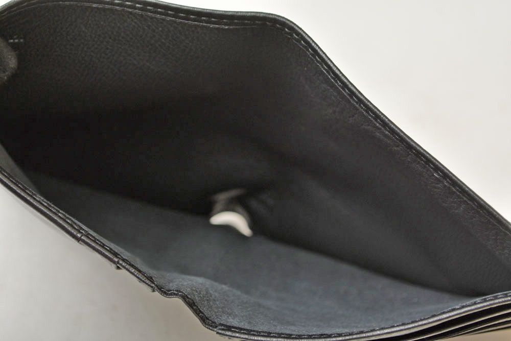 Loewe Wallet Billfold Vintage Bifold Folded Anagram Black — view 8