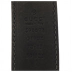 Gucci Interlocking G 70 Black Leather Belt — view 6