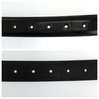 Gucci Interlocking G 70 Black Leather Belt — view 8