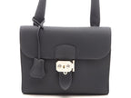 Hermes Sac a Depeches 21 Ardoise Silver Shoulder Bag Togo