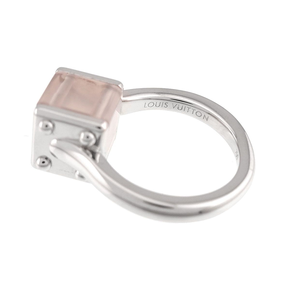 Louis Vuitton Bague 53 Ring Quartz 18k White Gold — view 3