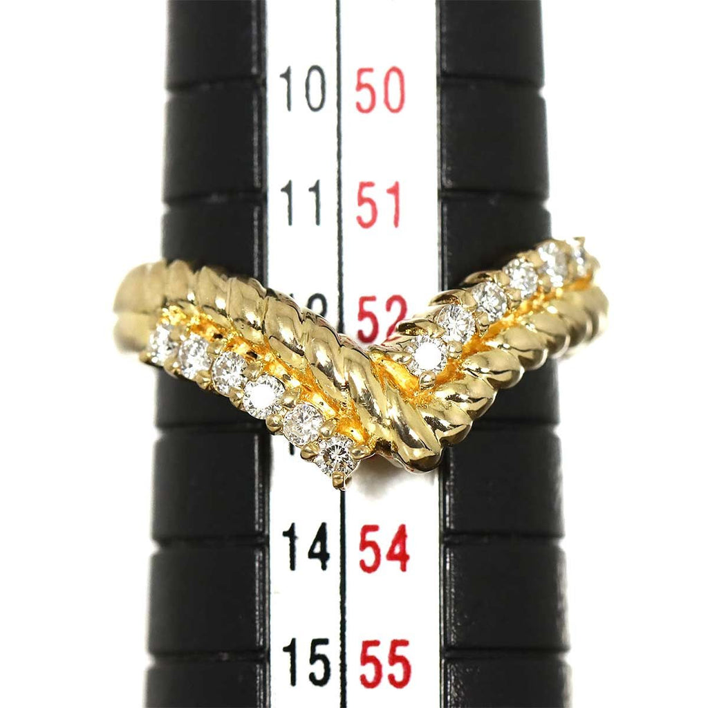 Celine Ring Diamond 18k Yellow Gold — view 7