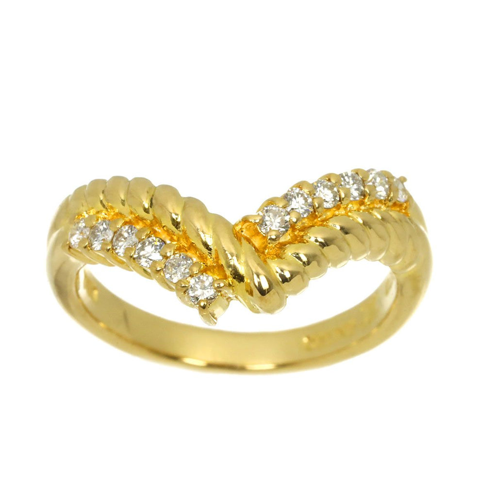 Celine Ring Diamond 18k Yellow Gold — view 2