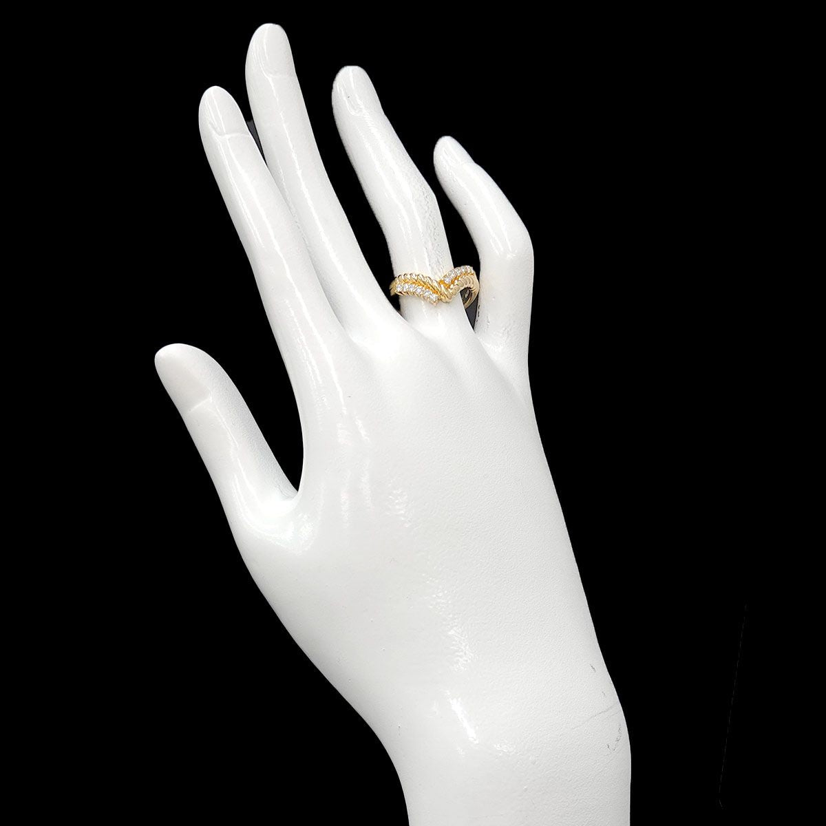 Celine Ring Diamond 18k Yellow Gold — view 8