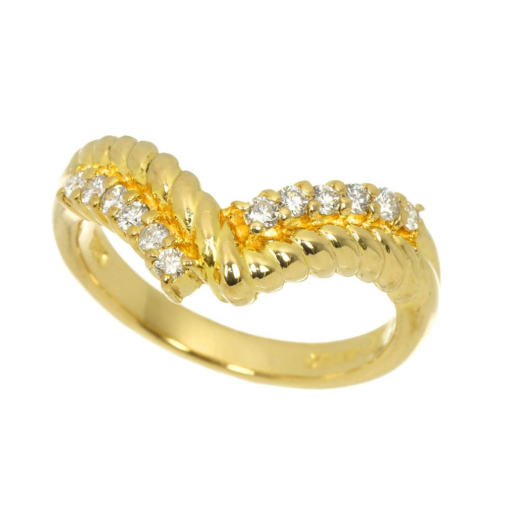 Celine Ring Diamond 18k Yellow Gold — view 5