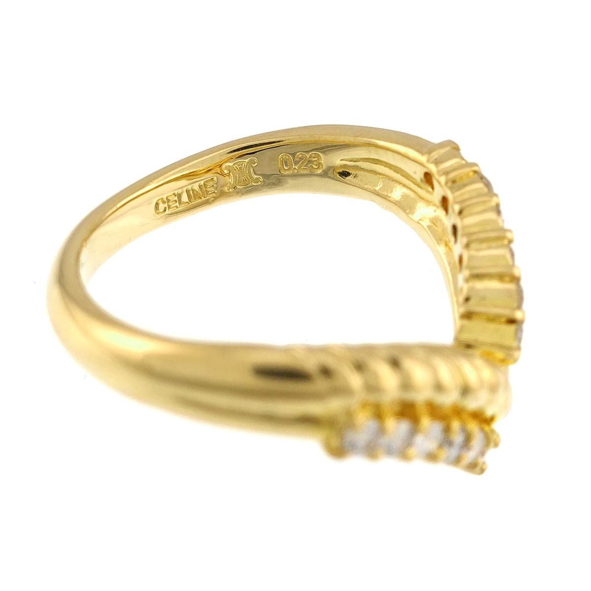 Celine Ring Diamond 18k Yellow Gold — view 4