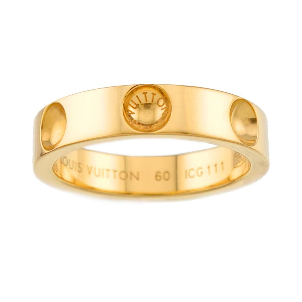 Louis Vuitton Petite Bague Empreinte 60 Ring 18k Yellow Gold — view 2