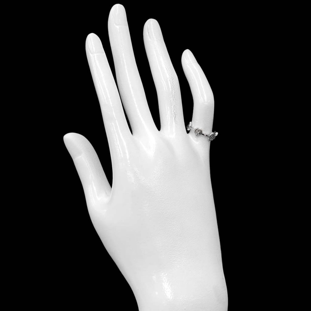 Gucci Icon Heart Ring 18k White Gold — view 7