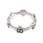 Gucci Icon Heart Ring 18k White Gold — view 3