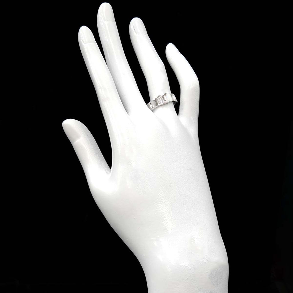 Louis Vuitton Empreinte LV 53 Ring 18k White Gold — view 7