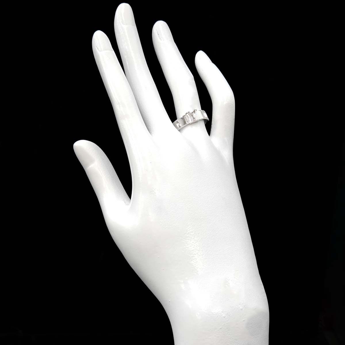 Louis Vuitton Empreinte LV 53 Ring 18k White Gold — view 7