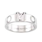 Louis Vuitton Empreinte LV 53 Ring 18k White Gold — view 2