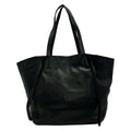 Celine Tote Cabaphantom Small with Belt Black Leather