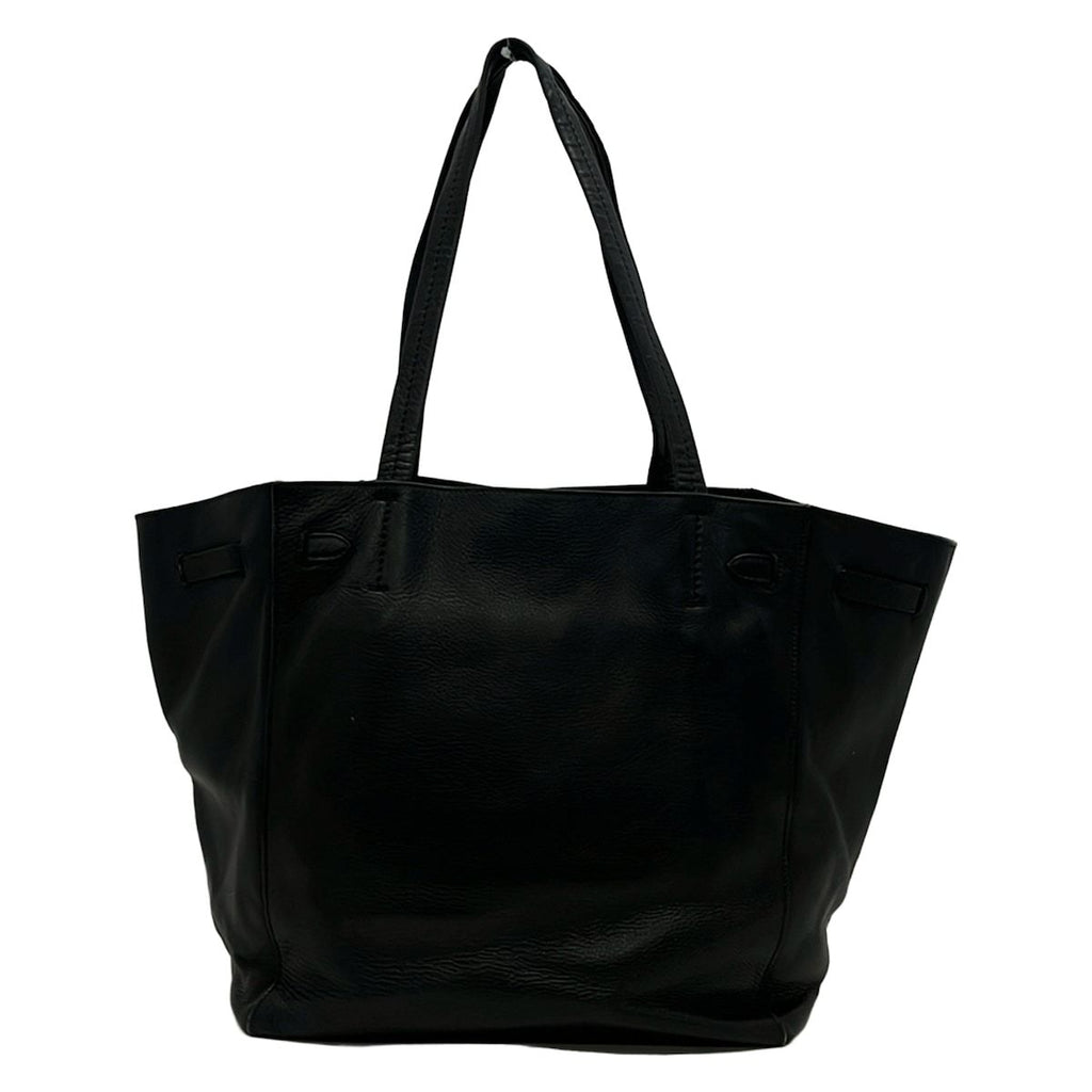 Celine Tote Cabaphantom Small with Belt Black Leather — view 3