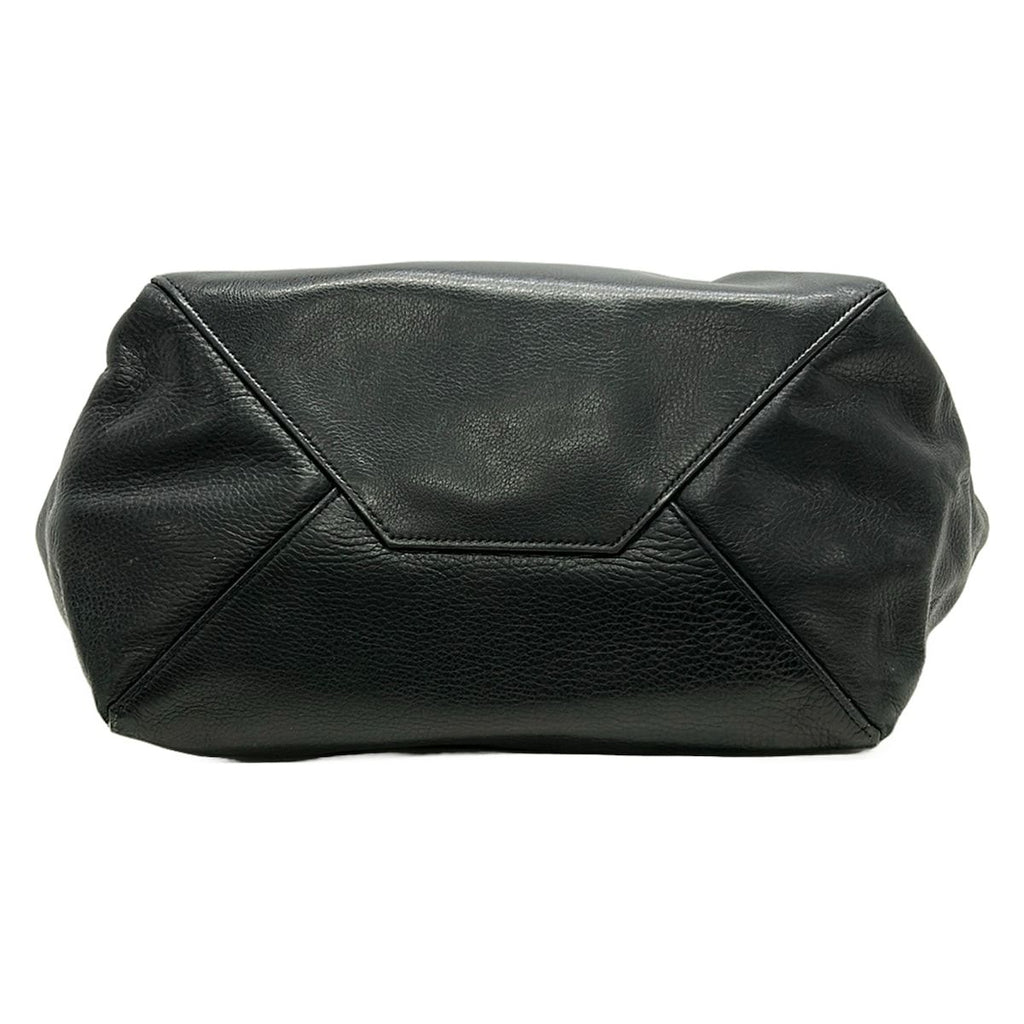 Celine Tote Cabaphantom Small with Belt Black Leather — view 5