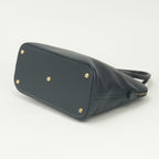 Hermes Bolide 35 Tote Shoulder Bag Courchevel Navy Gold 2-Way — view 5