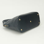 Hermes Bolide 35 Tote Shoulder Bag Courchevel Navy Gold 2-Way — view 6