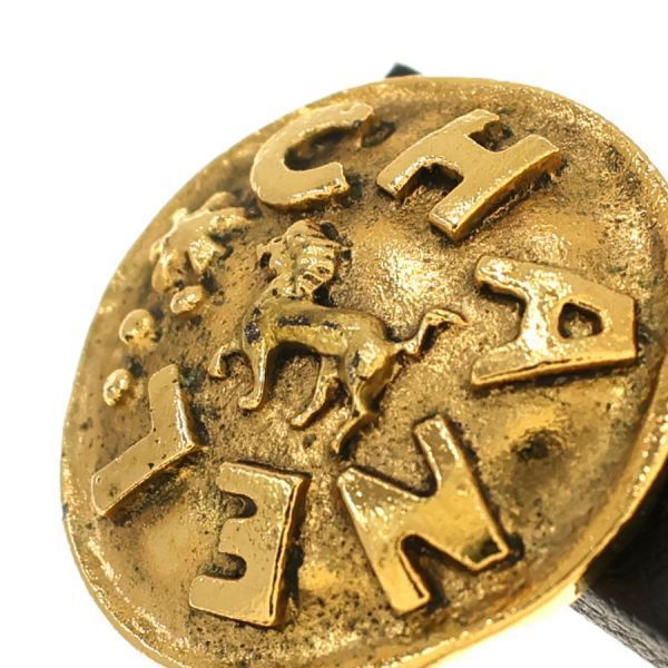 Chanel Ring Gold Earring — view 4