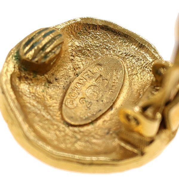 Chanel Ring Gold Earring — view 8