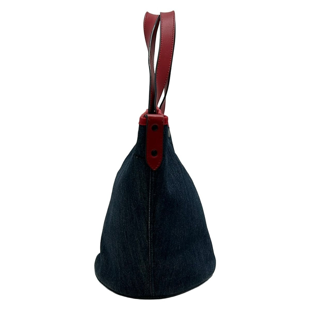 Prada Tote Navy Red Leather — view 2