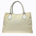 Dior Trotter Shoulder Handbag Beige Nylon Leather — view 3
