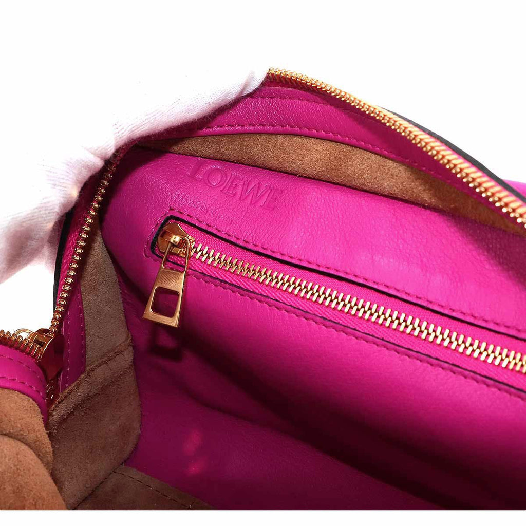 Loewe Amazona 23 2-Way Bag Leather Pink Gold — view 7