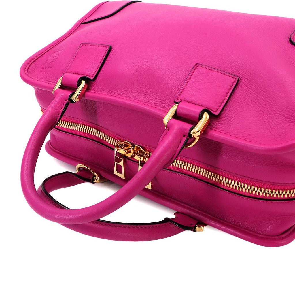 Loewe Amazona 28 2-Way Bag Leather Pink Gold — view 6