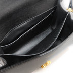 Saint Laurent Cassandra Top Handle Medium 2-Way Bag Leather Black — view 7