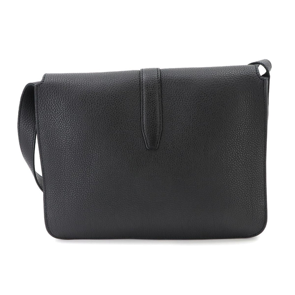 Hermes Steve Wright Junior Messenger Shoulder Bag Togo Black — view 2