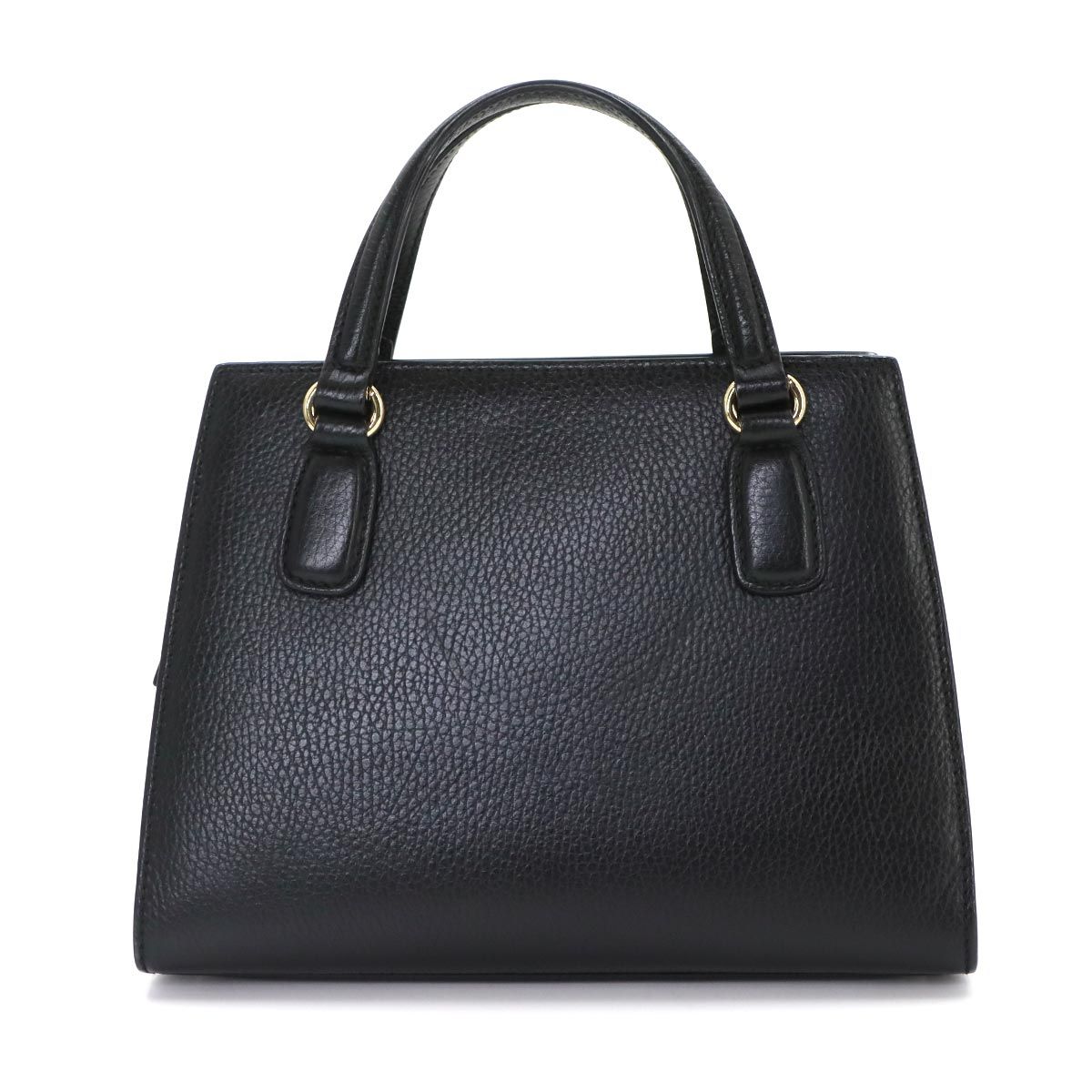 Gucci Soho Interlocking G 2-Way Bag Leather Black — view 3