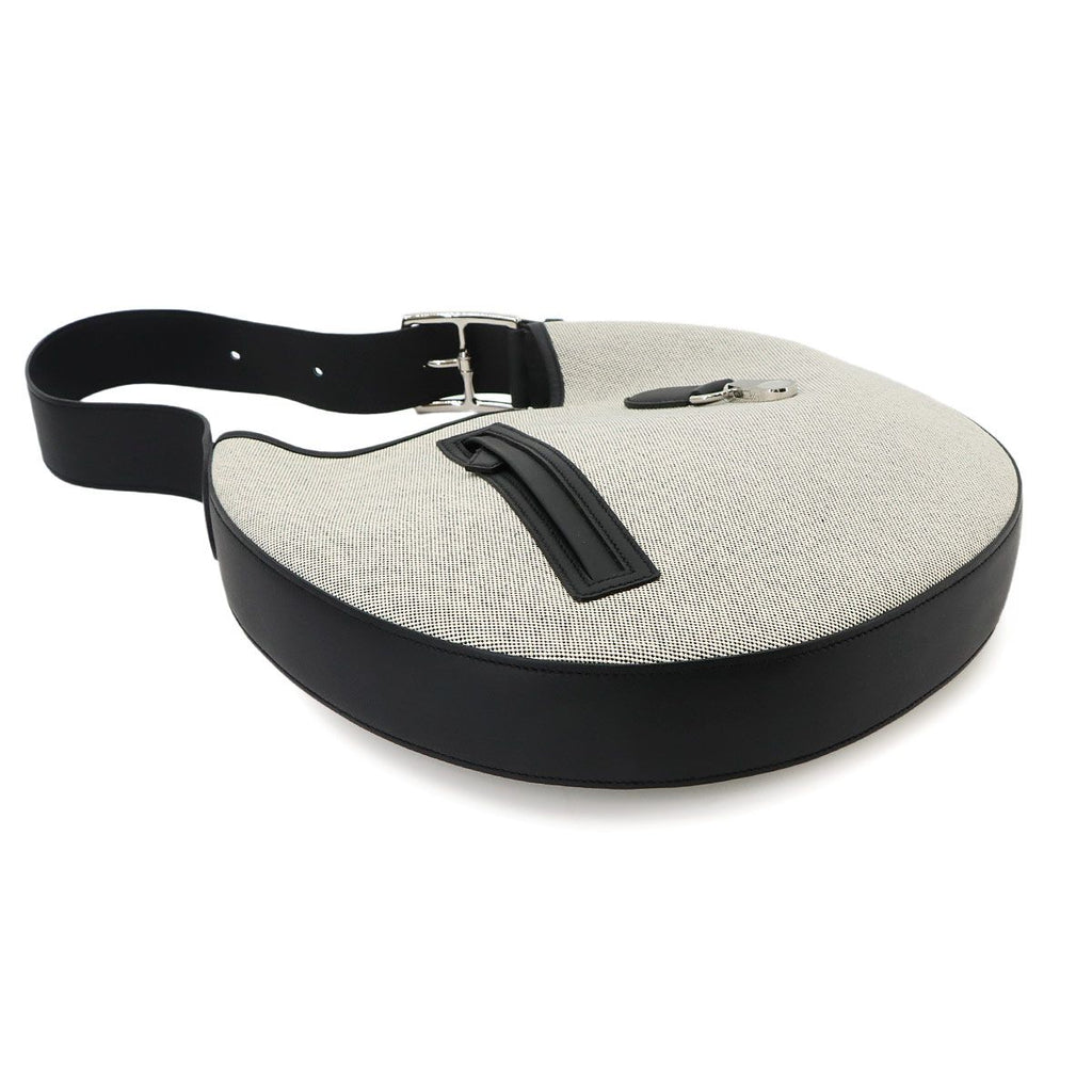 Hermes Arcon Shoulder Bag Toile H Swift Black Silver — view 5