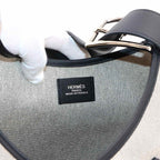 Hermes Arcon Shoulder Bag Toile H Swift Black Silver — view 8