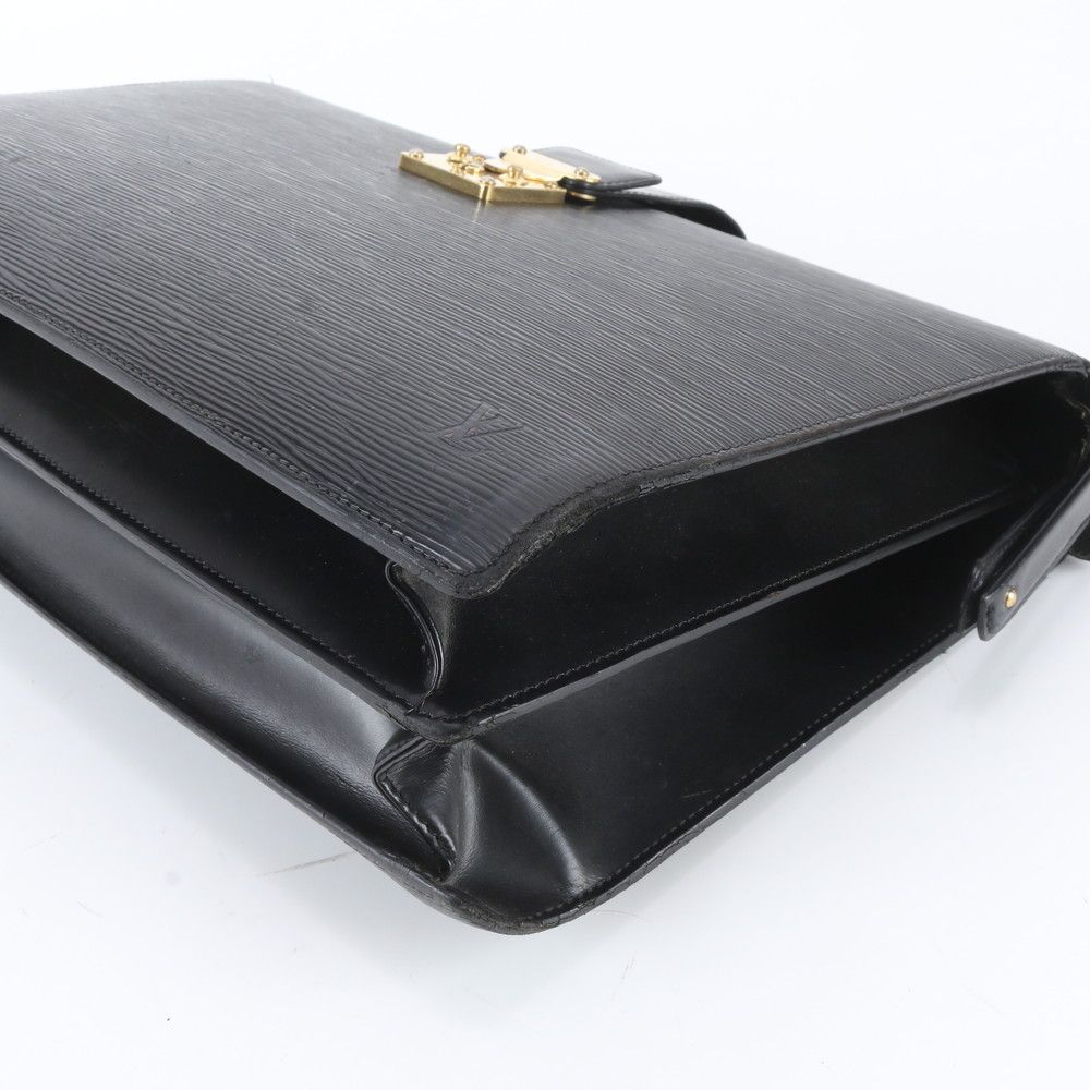 Louis Vuitton Epi Serviette Vermoir Leather Business Document Tote — view 4