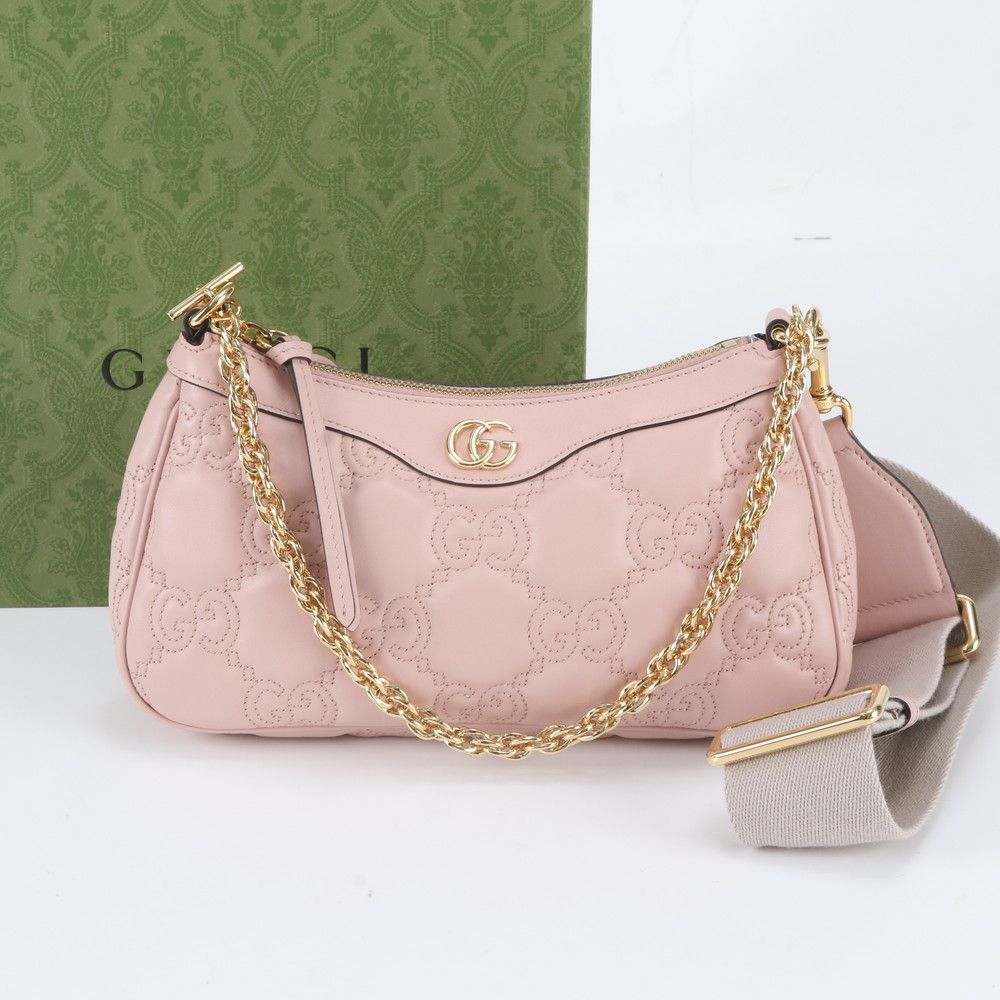 Gucci GG Matelasse Leather 2-Way Shoulder Bag Crossbody