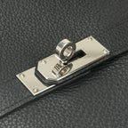 Hermes Jypsiere 34 Shoulder Bag Taurillon Clemence Noir Black Silver — view 7